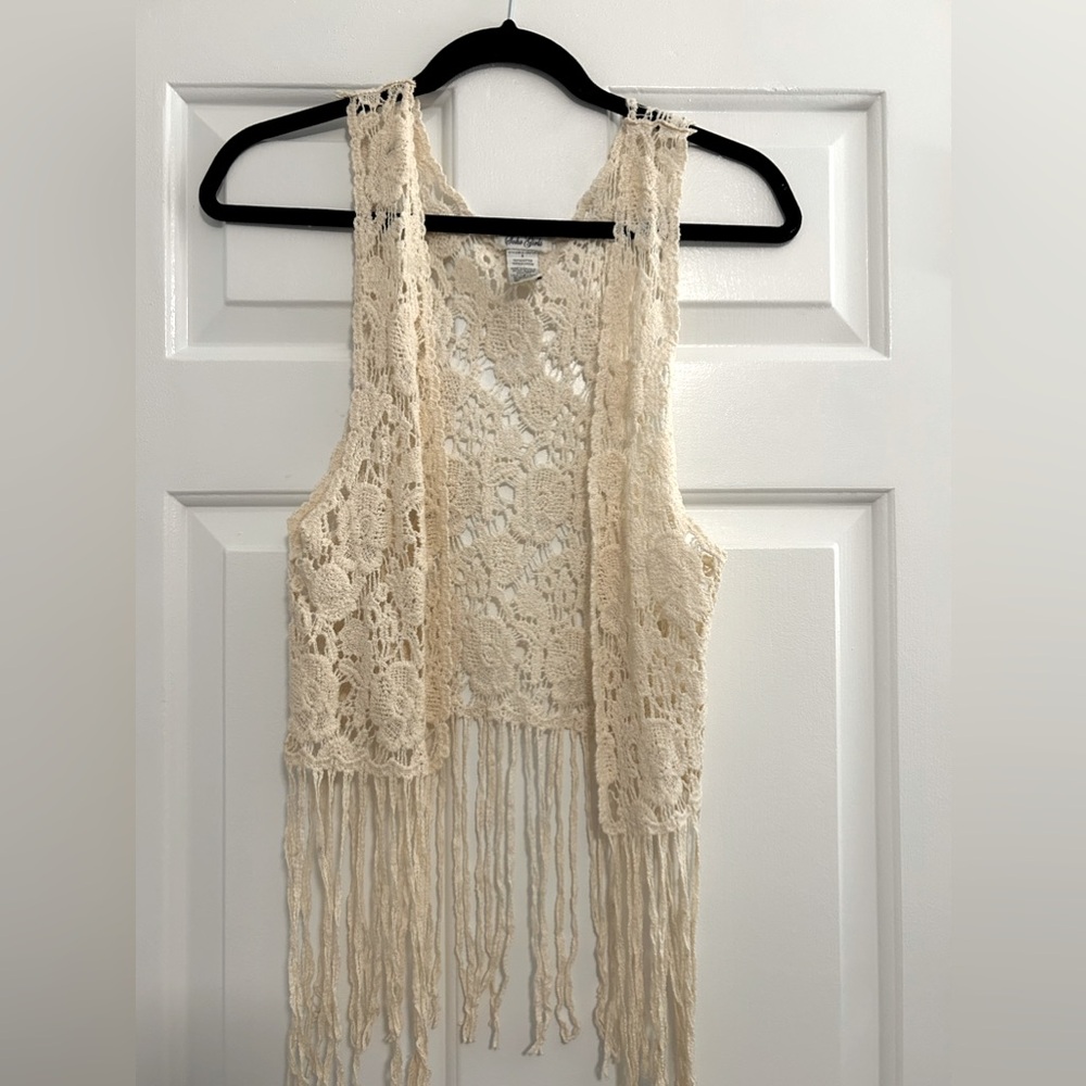 Western cowgirl crochet vest